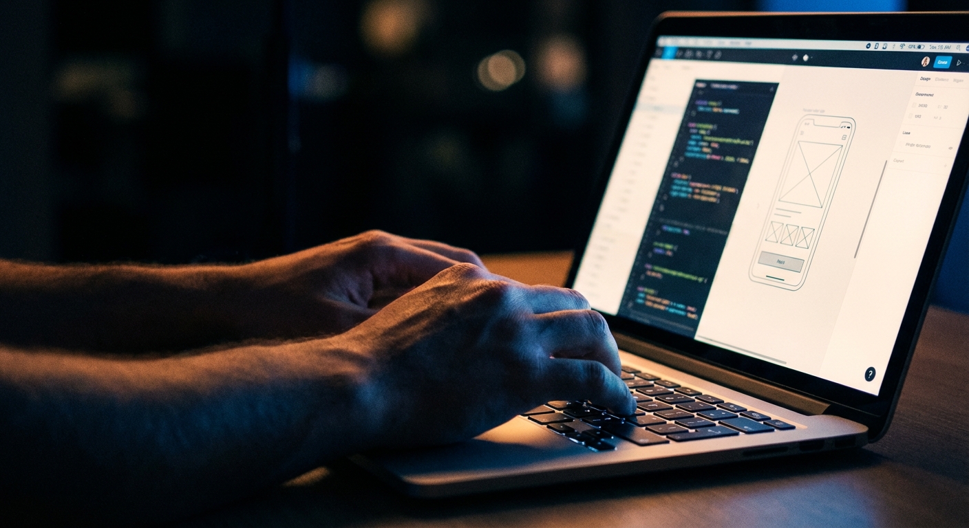 Building something at night